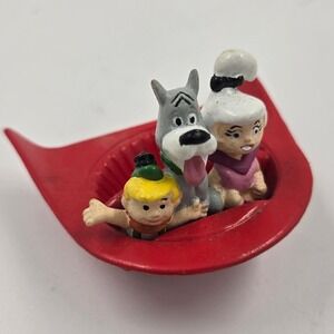 The Jetsons Red Spaceship Applause PVC Figure Vintage 1990 3" Figurine Toy